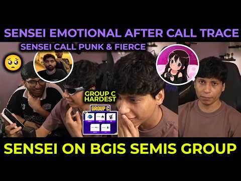 SENSEI Call Tracegod PunK Fierce & Congrats😱 Kiwi Call Sensei Wyld Fangs😉 BGIS Semi Finals Group