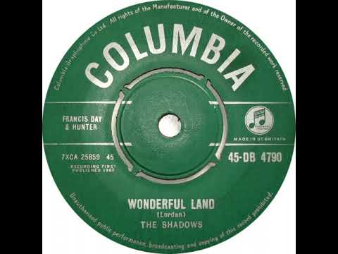 UK New Entry 1962 (48) Shadows - Wonderful Land