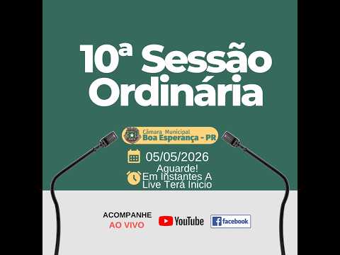 10ª Sessão Ordinária - 05/05/2026