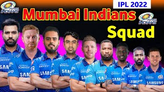 IPL 2022 - Mumbai Indians New Squad | MI Possible Players List For IPL 2022 | mi 2022 squad