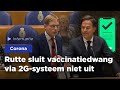 Waarom wil Rutte dit niet uitsluiten?