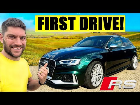 FIRST DRIVE OF MY 1 OF 1 AUDI RS3 3 DOOR!!