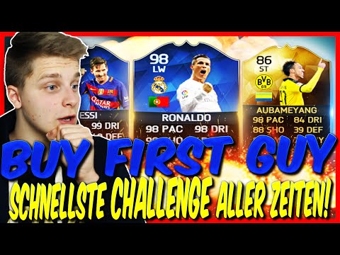 FIFA 16: ULTIMATE TEAM - BUY FIRST GUY CHALLENGE (DEUTSCH) - OMG! SCHNELLSTE CHALLENGE ALLER ZEITEN