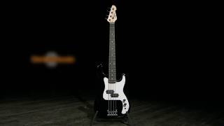 Video thumbnail for 3/4 LA Bass Guitar by Gear4music, Black | Gear4music demo by Gear4music Guitars