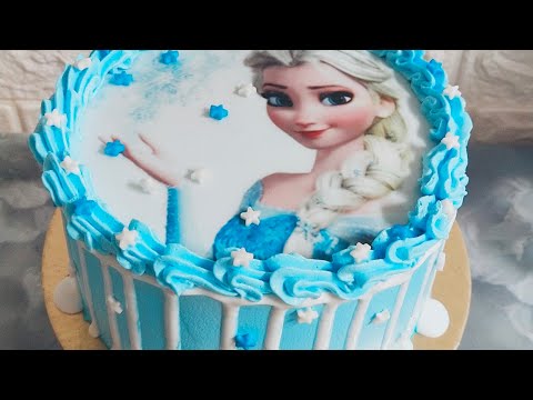 Elsa cake|frozen theme cake|Swastika's vlog| #themecake