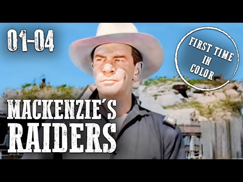 Mackenzie's Raiders | EP 1-4 | Colorized Western Series