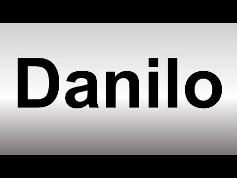 How to Pronounce Danilo