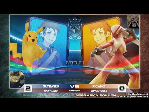 2 Eeveeon (Pikachu) vs Fumu (Blaziken) - Pokken at Underground - 08/01/17