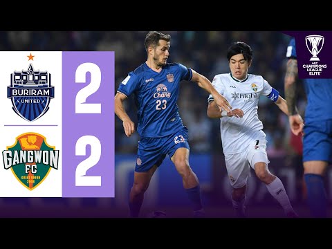 Plenty of drama in a KEY CLASH! | Buriram United 🇹🇭 vs Gangwon FC 🇰🇷 | Highlights ACL Elite™