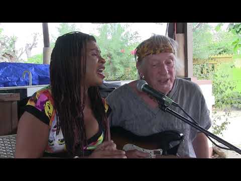 Terry Gillespie & Crystal Axe :'You Can Can' at 'No Name Bar', Negril, Jamaica 2019