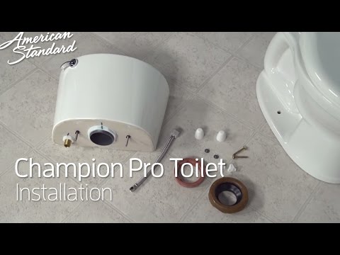 Toilet Install: The Champion PRO Toilet