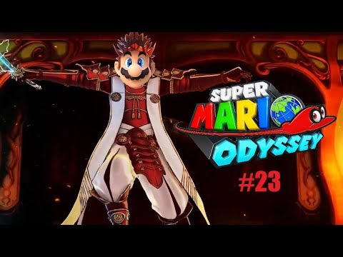 Super Mario Odyssey - Walkthrough Part 23 - Infiltrating Bowser's Castle!! (Nintendo Switch)