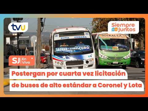 Posponen por cuarta vez licitación de buses a Coronel y Lota | Siempre Juntos | 14 de agosto de 2026