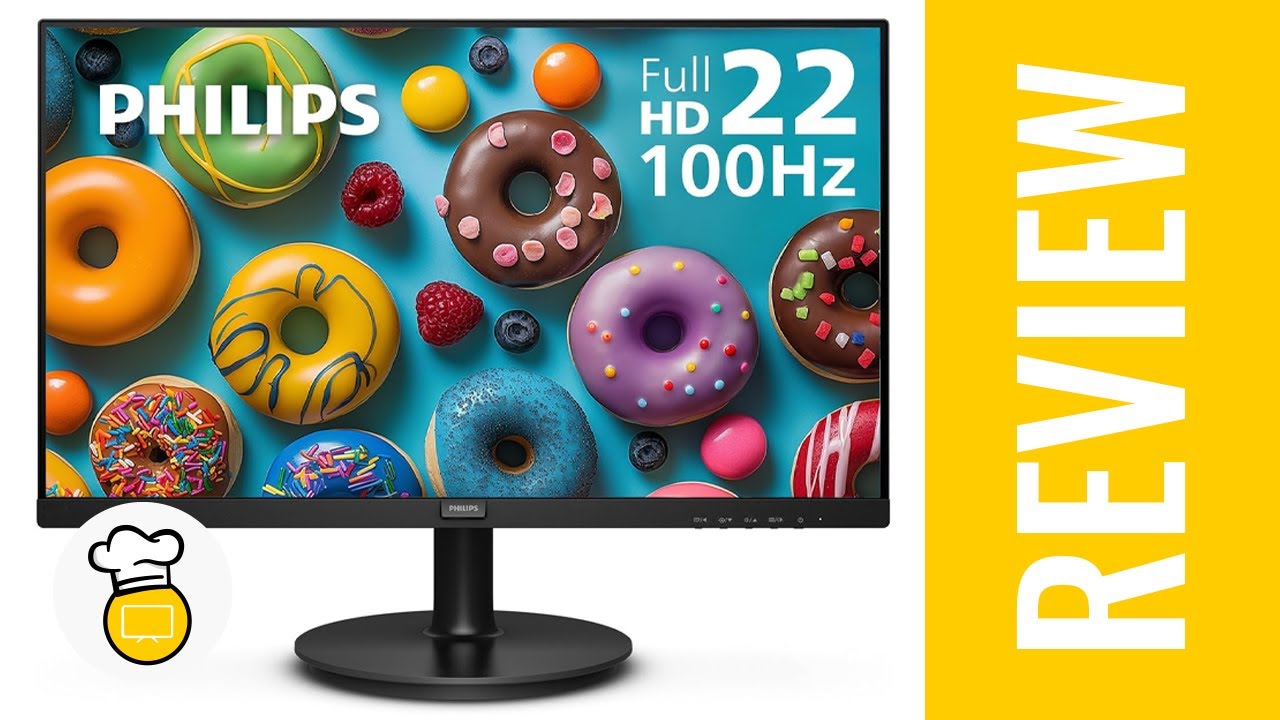 Miniatura da avaliação em vídeo de Monitor Philips 221V8LW 21.5 Polegadas Branco