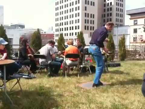 Thomas Maupin Buckdancing "Johnson City Rag" Chattanooga Fiddlers Convention 2010