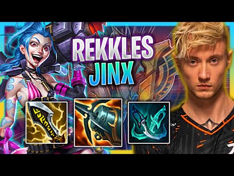 REKKLES IS INSANE WITH JINX! | FNC Rekkles Plays Jinx ADC vs Varus!  Season 2023