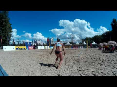 25 Beach volleyball EEVZA 2016  Belarus  Abalakina Dabizha and Motrich Rudykh