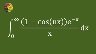 Evaluating the improper integral using Laplace transform (Mis-2064)