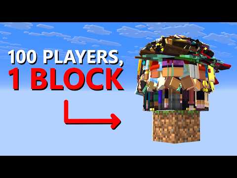 Can 100 Players Thrive on 1 Block