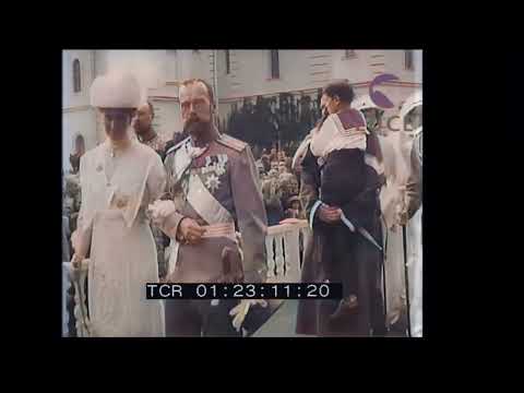 Tsar Nicholas II of Russia video (colorized)