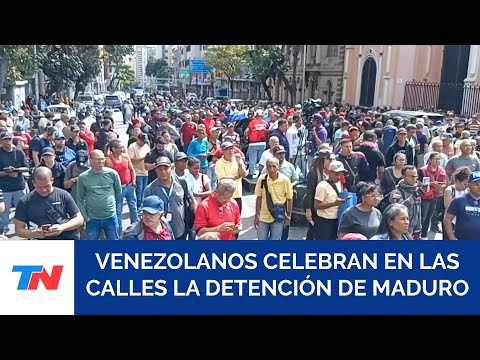 Tras el ataque de Estados Unidos, venezolanos salen a las calles a celebrar la caída de Maduro
