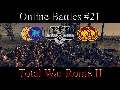 Total War Rome II - Parthia Massagetae vs Rome Rome - #21 Online Battle