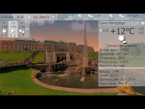 #Погода. Санкт-Петербург. 4-7 июня 19 г.
