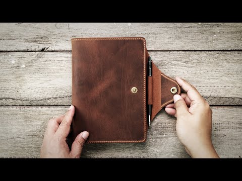 Making a Leather Journal Cover - leather craft