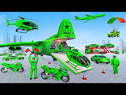 US Army Vehicle Transporter Truck Simulator Games #2 | Android iOS Gameplay