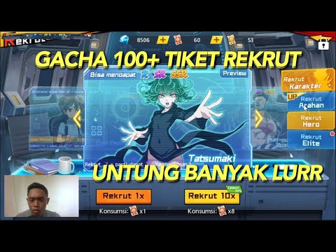 GACHA 100++ TIKET REKRUT HEROES ONE PUNCH MAN