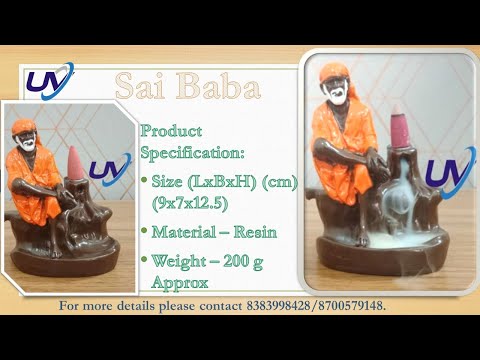 Sai Baba Incense Back Flow Burner