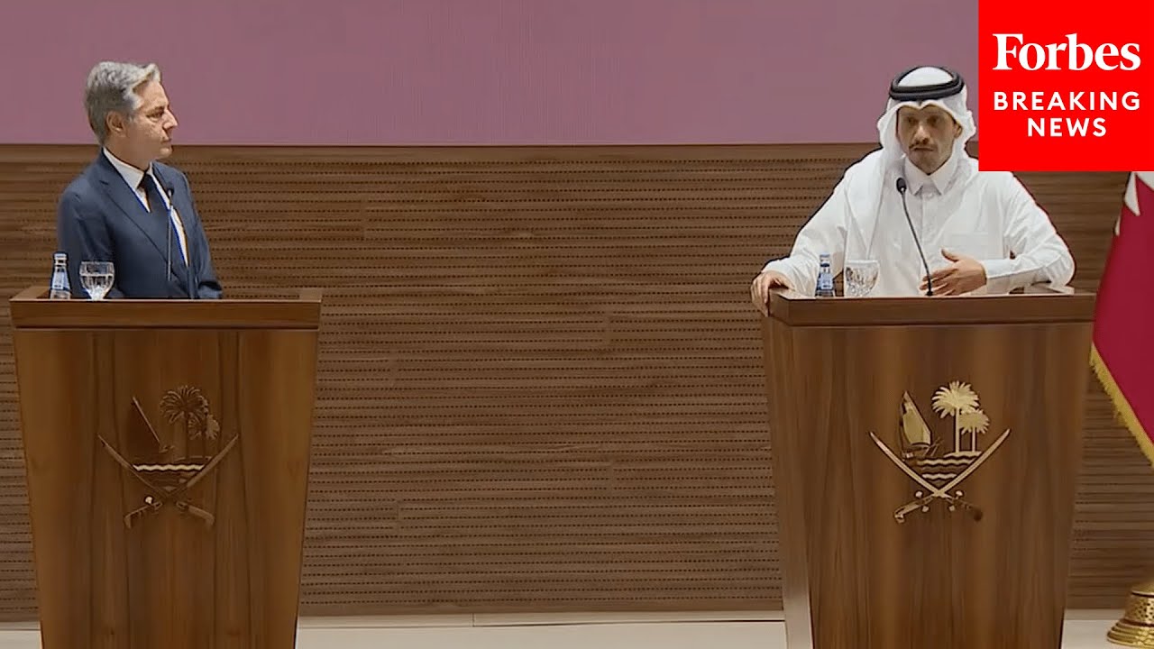 FULL EVENT: Blinken Holds Press Conference With Qatari PM And Foreign Affairs Minister Al Thani