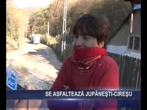 Se asfalteaza Jupanesti - Ciresu