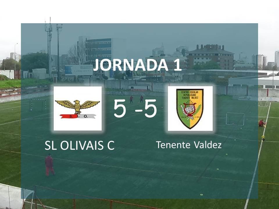 2ªFase/Jornada1: SL Olivais 5 - 5 Tenente Valdez