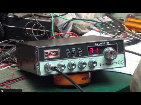 Fidelity CB2000FM CB27/81 UK FM CB radio - On The Air test