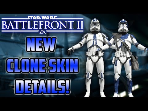NEW 501st IMAGES! Armored Clone Officer Details & Skin Reworks! Star Wars Battlefront 2