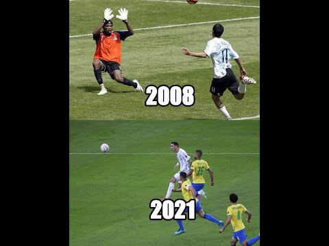 Angel Di Maria golden goals in finals (Olympic 2008 & Copa America 2021)