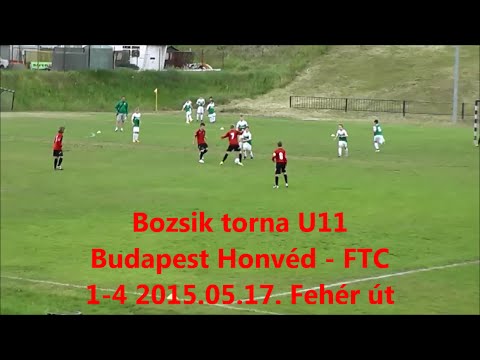 Bozsik torna U11 Budapest Honvéd - FTC 1-4 2015.05.17. Fehér út