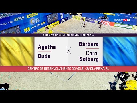 Ágatha/Duda X Bárbara/Carol Solberg - Final da 8ª Etapa do Circuito Brasileiro de Vôlei de Praia