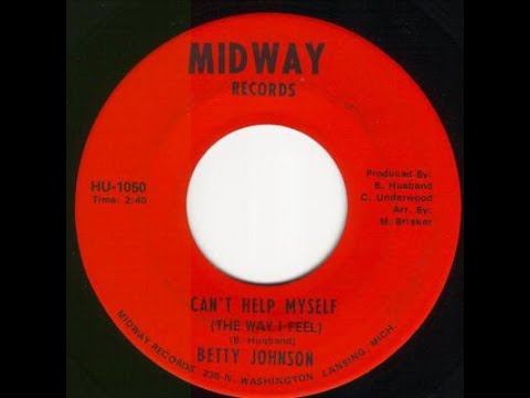 Betty Johnson - I Can't Help Myself Video