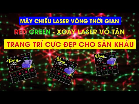 Đèn Laser vòng thời gian trang trí phòng karaoke gia đình, phòng khách party