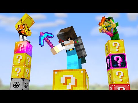 I Survived Extreme Lucky Block Pillars