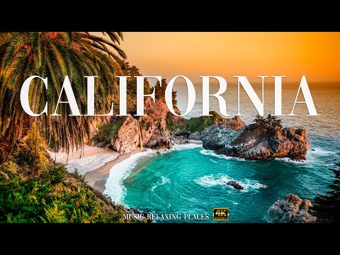 California 4K - Beautiful Relaxing Music, Study Music - 4K Video UltraHD