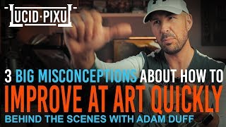3 BIG MISCONCEPTIONS About How To LEARN ART QUICKLY - BTS Episode 25