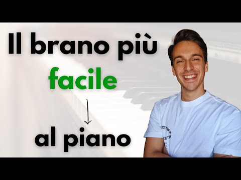 Il brano più FACILE e BELLO da suonare AL PIANO🎹| Lezione per principianti