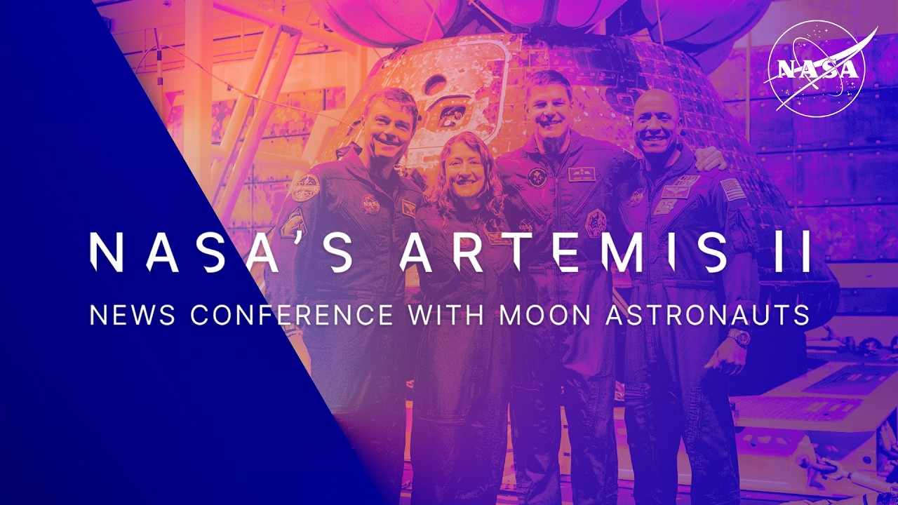 NASA's Artemis II News Conference with Moon Astronauts (April 16, 2026) - YouTube
