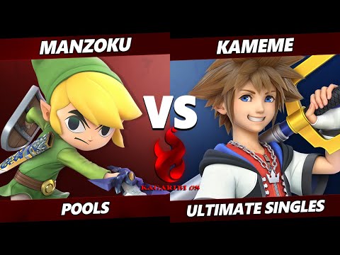 Kagaribi 8 - Manzoku (Toon Link) Vs. Kameme (Sora) SSBU Ultimate Tournament