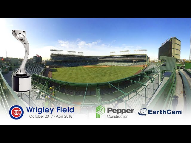 Wrigley Field Renovation 4K Time-Lapse by EarthCam
