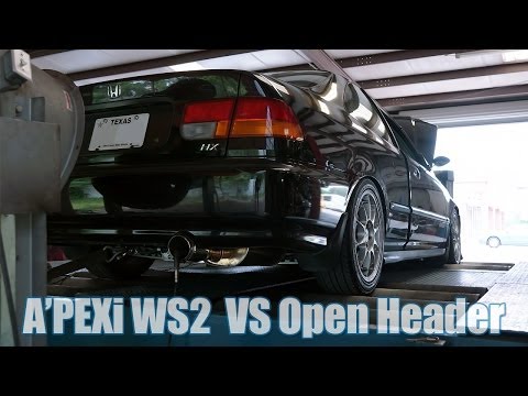 A'PEXi WS2 VS OPEN HEADER K24A2 INTEGRA | SOUND CLIP