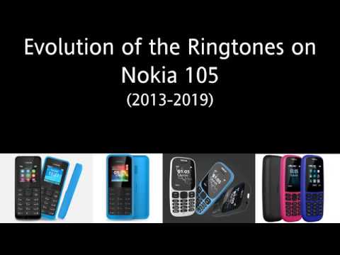 Evolution of the Ringtones on Nokia 105 (2013-2019)